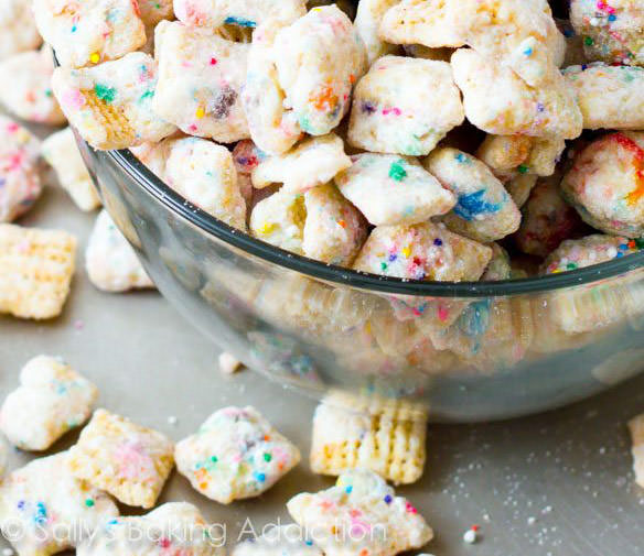 cupcake puppy chow chex mix recipe