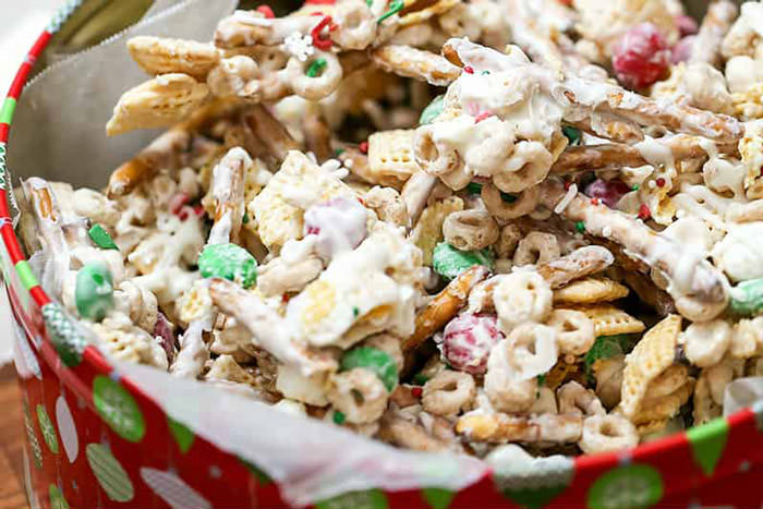 white chocolate sweet chex mix recipe