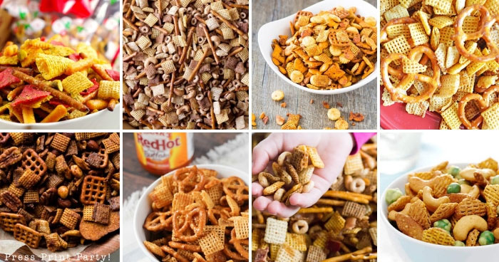 11 spicy chex mix recipes - Press Print Party!