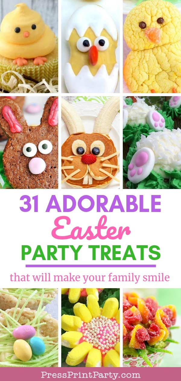 Adorable Easter Treats Ideas- Press Print Party!