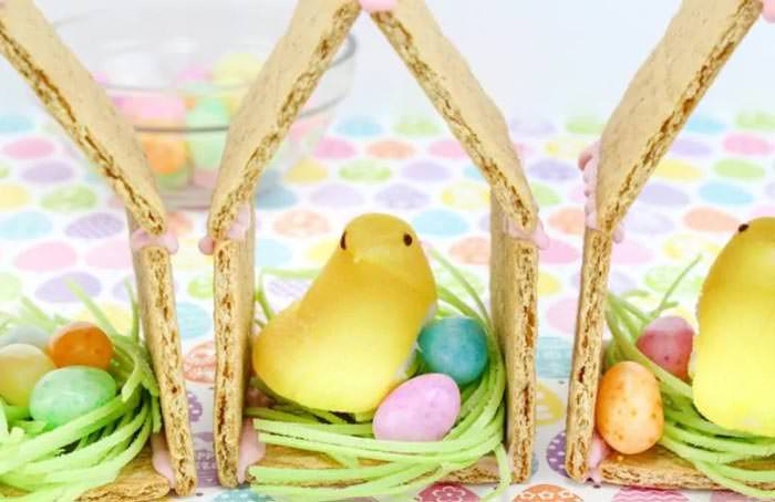 Adorable Easter Treats - peep chick house - Press Print Party!