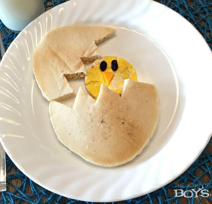 Adorable Easter Treats - Chick in pancake - Press Print Party!