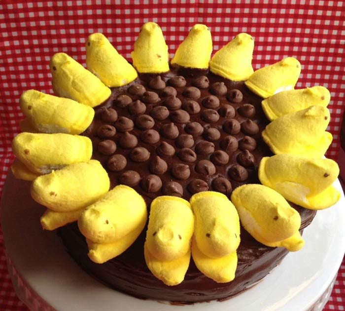 Adorable Easter Treats - Sunflower cake - Press Print Party!