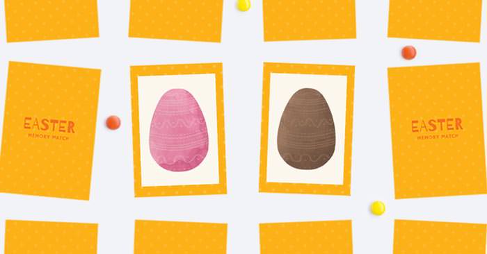 Easter free printable memory game