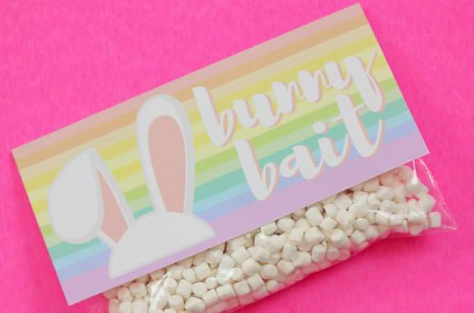 Easter free printable treat bag topper