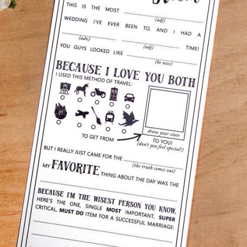 Star Wars Wedding Mad Libs Printables Press Print Party!