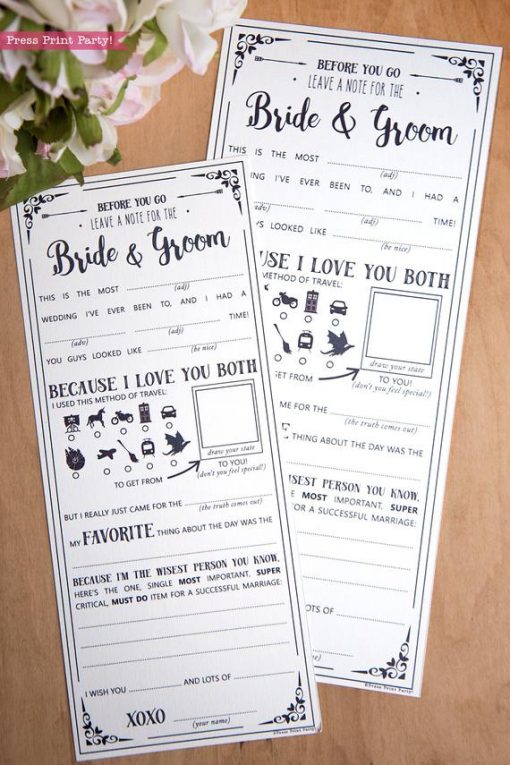 Wedding Mad Libs Printables, Star Wars Wedding