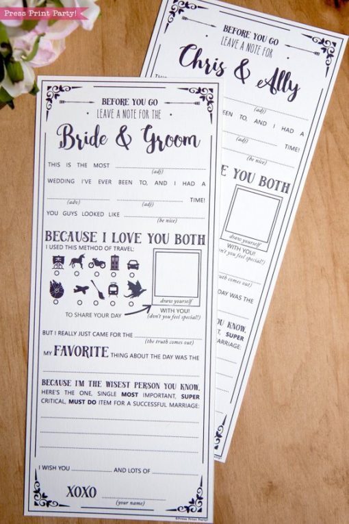 Wedding Mad Libs Printables, Star Wars Wedding