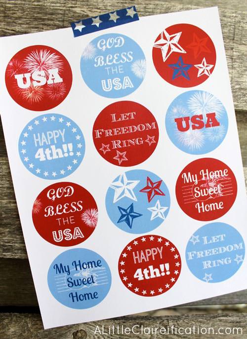 Free 4th of july tags