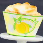 lemon meringue cupcakes recipe with lemon filling - easy homemade from scratch best dessert - free lemon cupcake wrapper - Press Print Party!