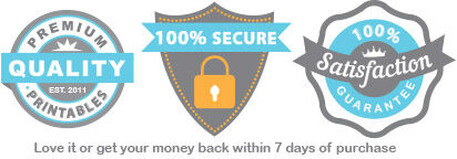 Three badge icons: "Premium Quality," established in 2011, in a blue circle; "100% Secure" in a shield with a lock symbol; "100% Satisfaction Guarantee" in a ribbon. Text below: "Love it or get your money back within 7 days of purchase.