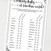 Celebrity baby game baby shower game printable games instant download Press Print Party!