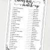 Candy bar match up game baby shower game printable games instant download Press Print Party!