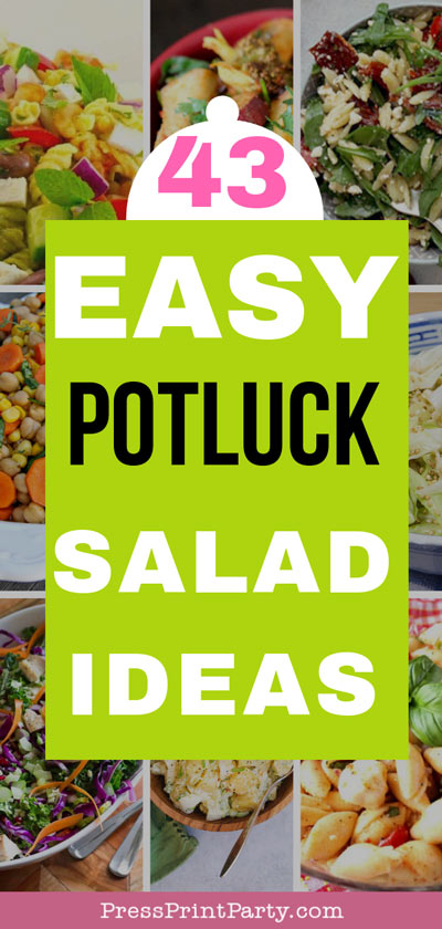 43 Easy potluck salad ideas