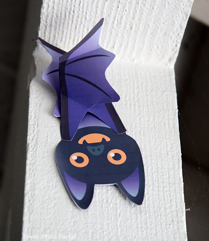 bat diy free printable for kids for halloween free printable - Press Print Party!