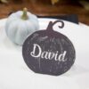 Thanksgiving place cards printable, thanksgiving table decor, pumpkin svg, instant download, pdf, Thanksgiving table setting ideas, tent card, food card, pumpkin decor, pumpkin printable, Black chalkboard pumpkin, Press Print Party!