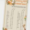 celebrity baby game - Woodland baby shower games and signs w woodland creatures and forest animals like a cute fox, deer, and squirrel. Press Print Party Instant Download