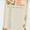 Baby Word Scramble - Woodland baby shower games and signs w woodland creatures and forest animals like a cute fox, deer, and squirrel. Press Print Party Instant Download