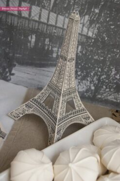 Paris party printables Eiffel tower centerpiece Press Print Party!