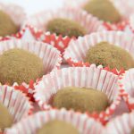 Lots of chocolate truffles in red wrappers. French Chocolate Truffles recipe - How to make chocolate truffles - Press Print Party!
