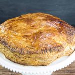 Authentic galette des rois recipe - French kings cake pastry with almond paste. French tradition, French style kings cake. easy to make with golden crown by Press Print Party!