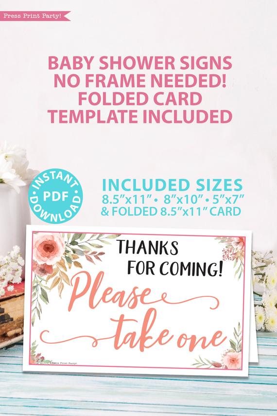 please-take-one-sign-peach-flowers-press-print-party