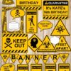 Quarantine Birthday Photo Booth Props and Signs, Editable Birthday Yard Sign, Drive-by birthday, For Car or Photos, Party Decor, INSTANT DOWNLOAD