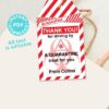 drive by birthday thank you tags editable for quarantine birthday party red and white instant download