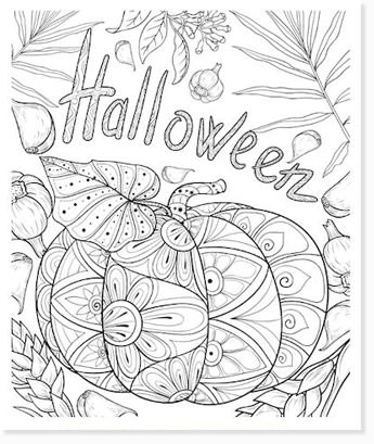 free halloween printable coloring sheets - website roundup - zentangle coloring pages