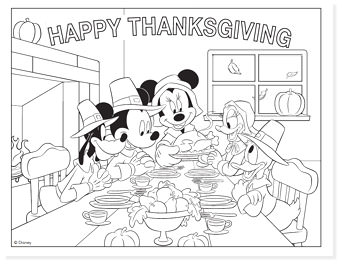 mickey happy thanksgiving