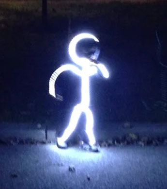 led stick figure costume- Last minute Halloween diy costumes ideas 