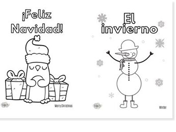 spanish kids coloring sheets