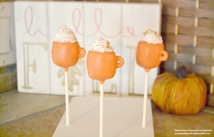 pumpkin spice latte cake pops - Cute desserts for thanksgiving