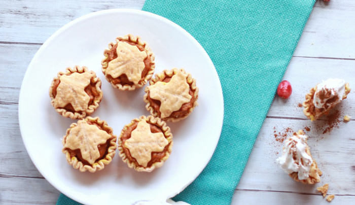 pumpkin tarts - Cute desserts for thanksgiving