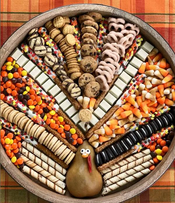 turkey dessert plate - Cute desserts for thanksgiving