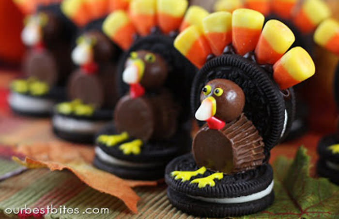 candy turkeys - Cute desserts for thanksgiving