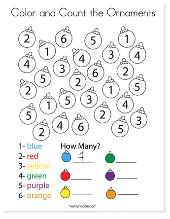 christmas activity page free printable