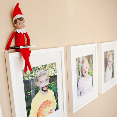 naughty elf on the shelf idea coloring pictures