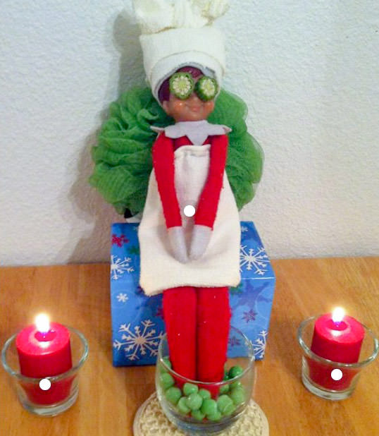 elf on the shelf idea spa