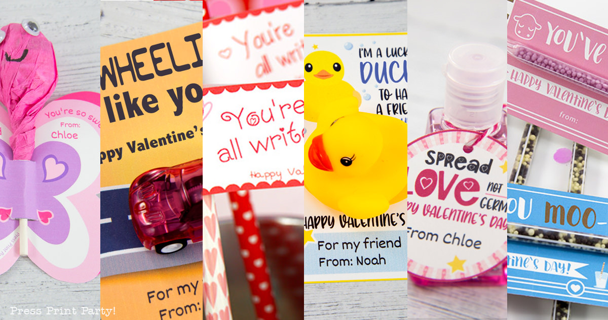 creative kids valentines cards for school for friends valentine's day printables free Press Print Party!