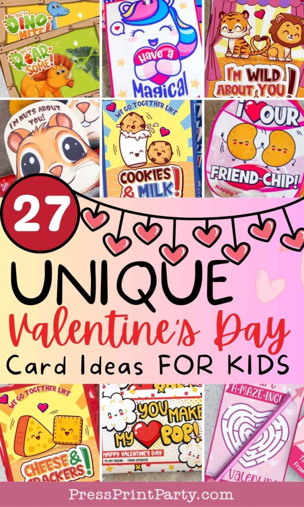 27 unique printable valentines cards ideas for kids classroom valentines Press Print Party