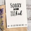 FUNNY Mother's Day Card Printable, 5x7", Mom card, Sorry about your other kid, From Son, From Daughter, Editable Text, INSTANT DOWNLOAD Press Print Party