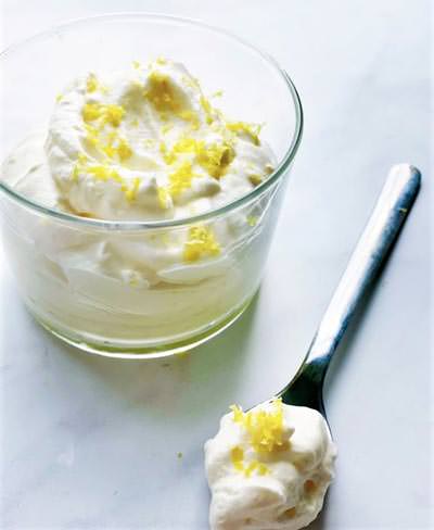 Easy party desserts Finger foods - Lemon-Syllabub