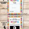 EDITABLE Back to School Amazon Gift Card Holder Teacher Gift Printable, Welcome Back, First Day of School, Template, 5x7" INSTANT DOWNLOAD