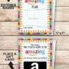EDITABLE Back to School Amazon Gift Card Holder Teacher Gift Printable, Welcome Back, First Day of School, Template, 5x7" INSTANT DOWNLOAD