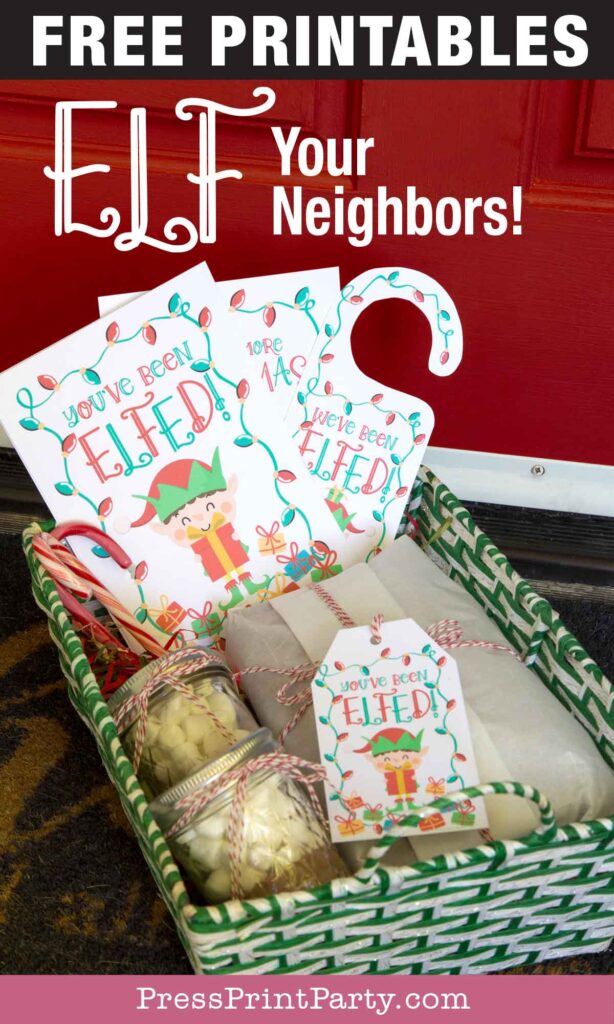 You ve been elfed free printable download. We've been elfed and instructions on how to play. Instant download. Press print Party