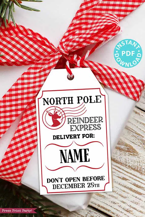 North Pole Christmas Gift Wrapping