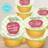 Kids Valentines Printables for Applesauce Cup Tops, You're Awesomesauce Classroom Valentines Stickers, EDITABLE Names, INSTANT DOWNLOAD Press Print Party