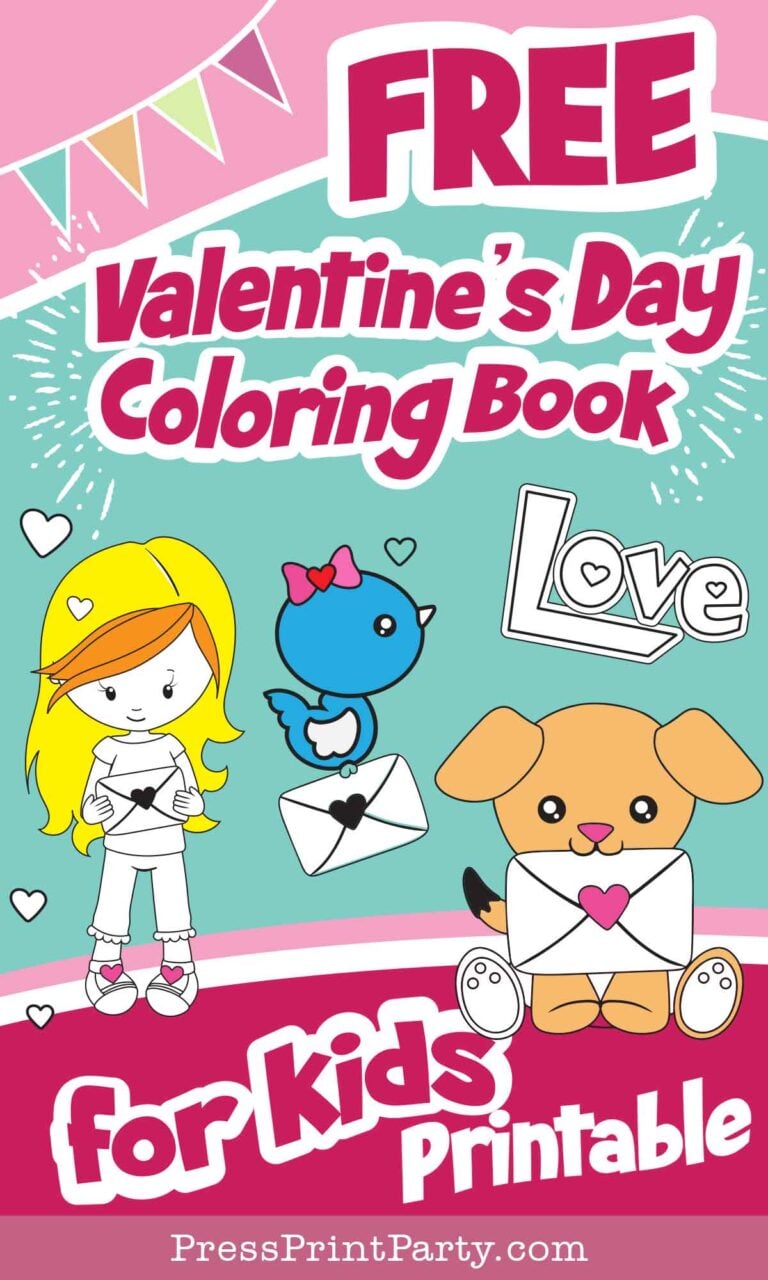 10 FREE Printable Valentine's Day Coloring Pages Perfect for Kids