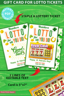 Lucky to Have You Lottery Ticket Holder St. Patrick's Day